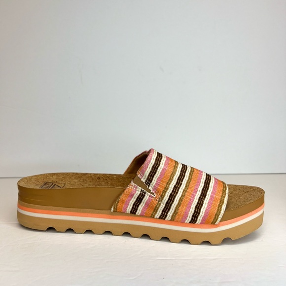 Reef Womens Scout Hi Threads in Smoothie Stripe Sz 11M Tried in only. No box - Picture 6 of 10